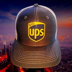 Big Ups Graphic Design Trucker Hat.